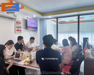 Tianneng và GE training kỹ thuật cơ bản về ắc quy và pin Lithium cho khách hàng