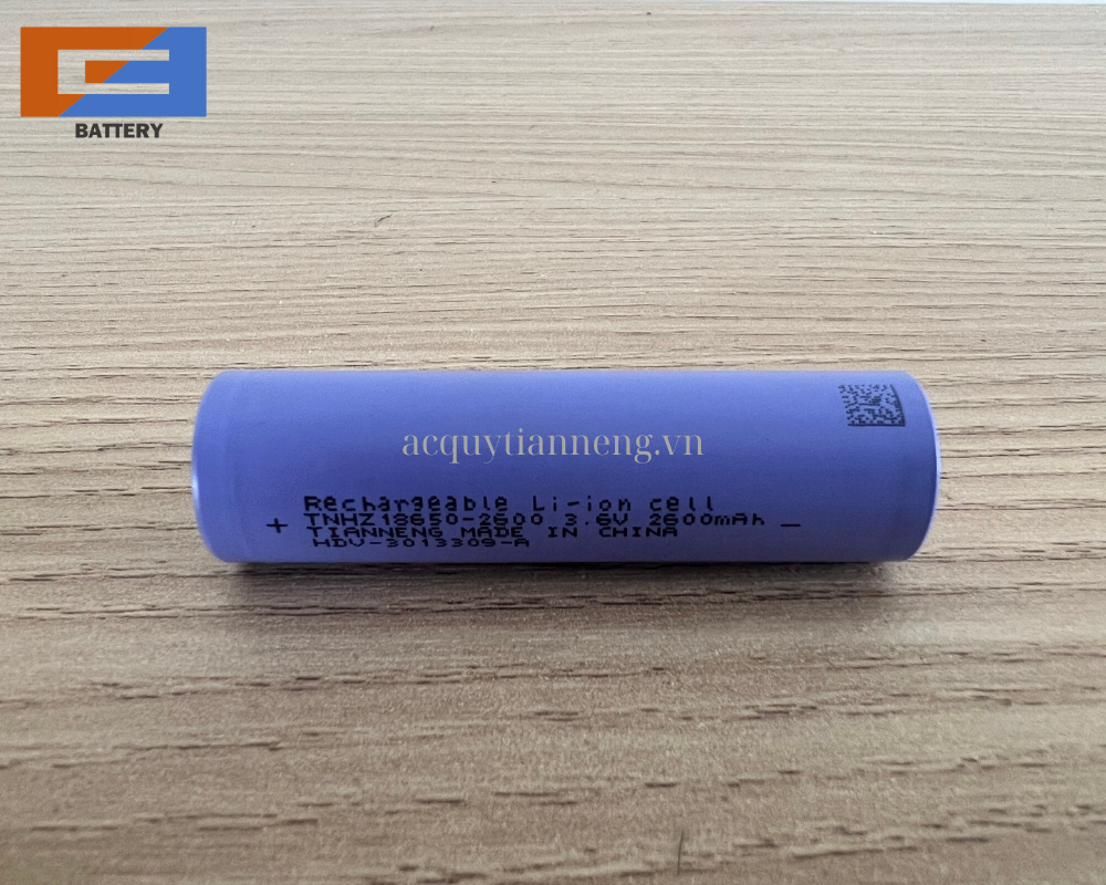 PIN LITHIUM ION CELL TIANNENG TNLC18650 1